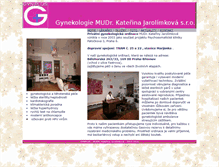Tablet Screenshot of gynplus.cz